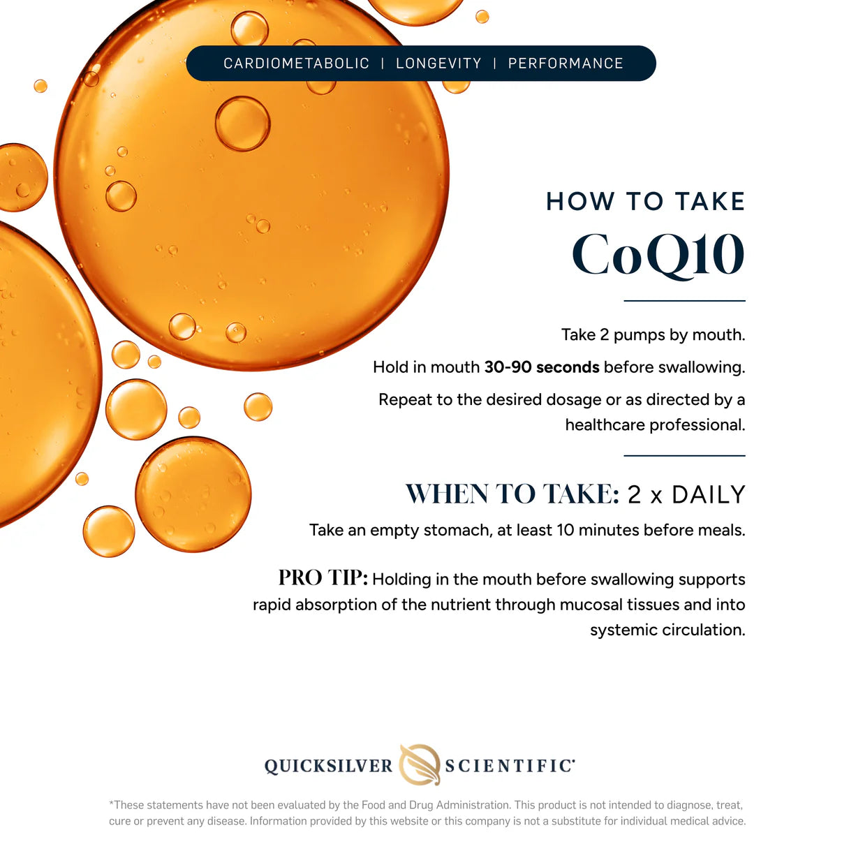 COQ10 suggested use