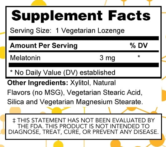 Melatonin Calm supplement facts