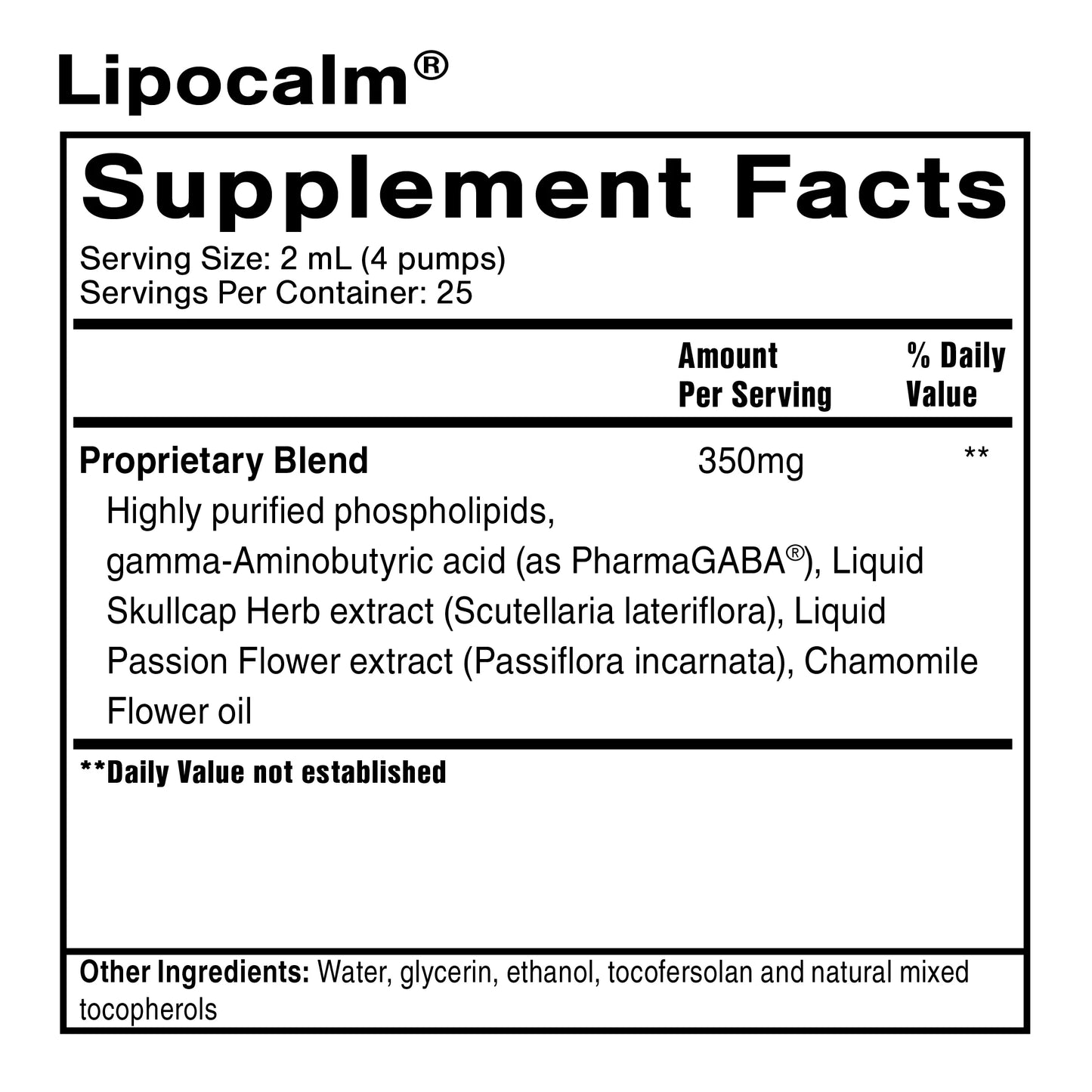 Lipocalm_supplement_facts