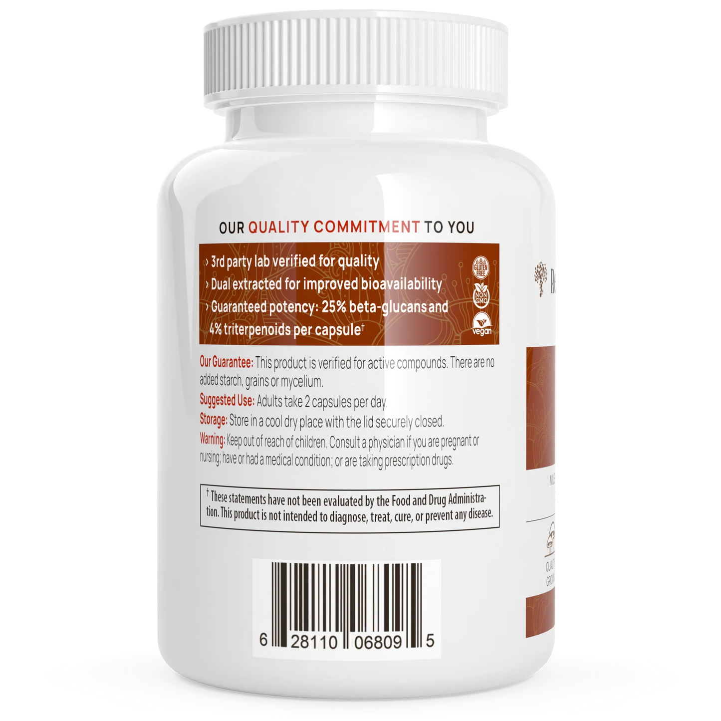 Organic Reishi Extract Capsules suggested use