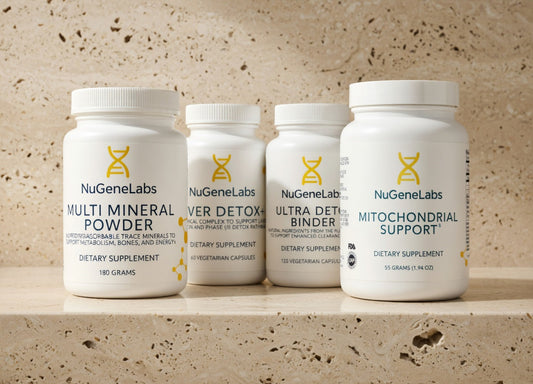 NuGeneLabs Detox Beginners Bundle - 4 supplement containers