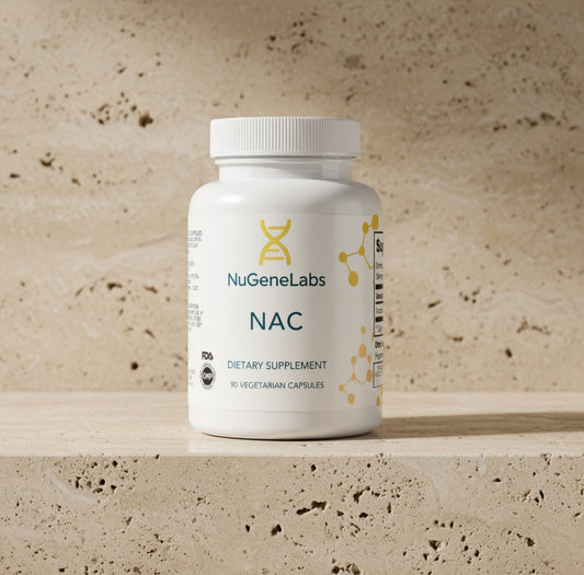 N-acetyl cysteine (NAC) - NuGeneLabs supplement bottle