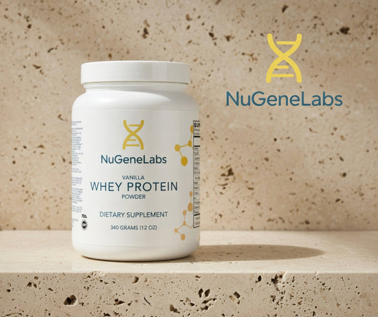 NuGeneLabs Whey Protein Powder Vanilla flavor - muscle recovery supplements