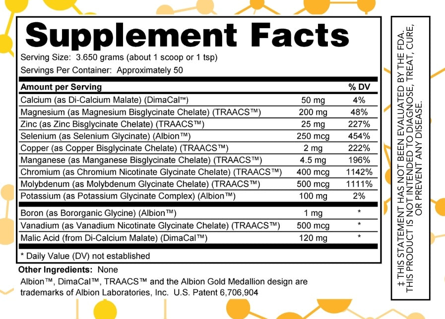 Multi Mineral Powder supplement facts