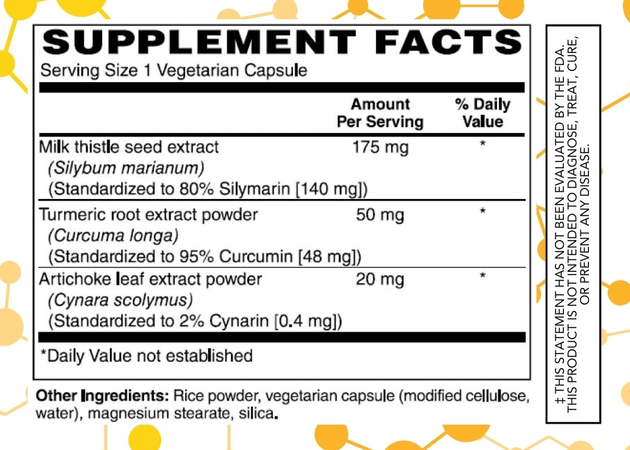 Milk Thistle supplement facts