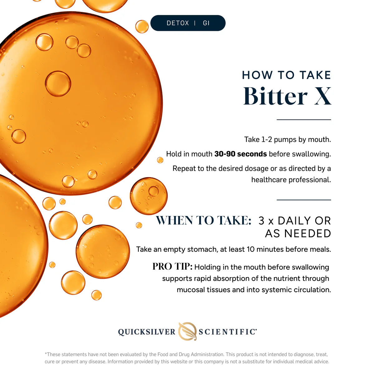 Bitter X suggested use