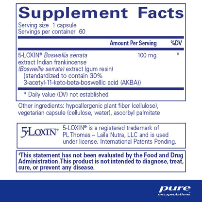 Boswellia_AKBA_supplement_facts