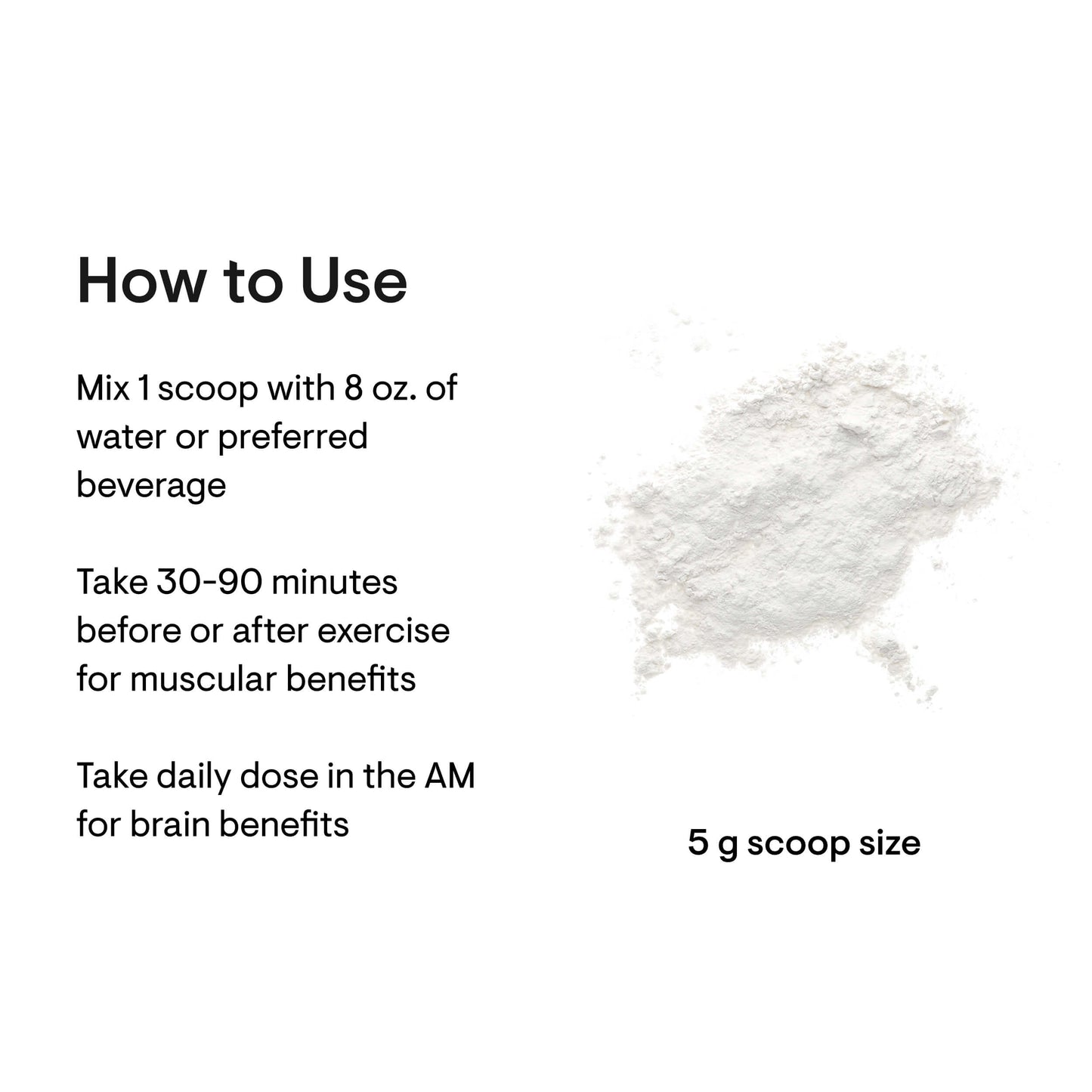 Creatine Monohydrate suggested use