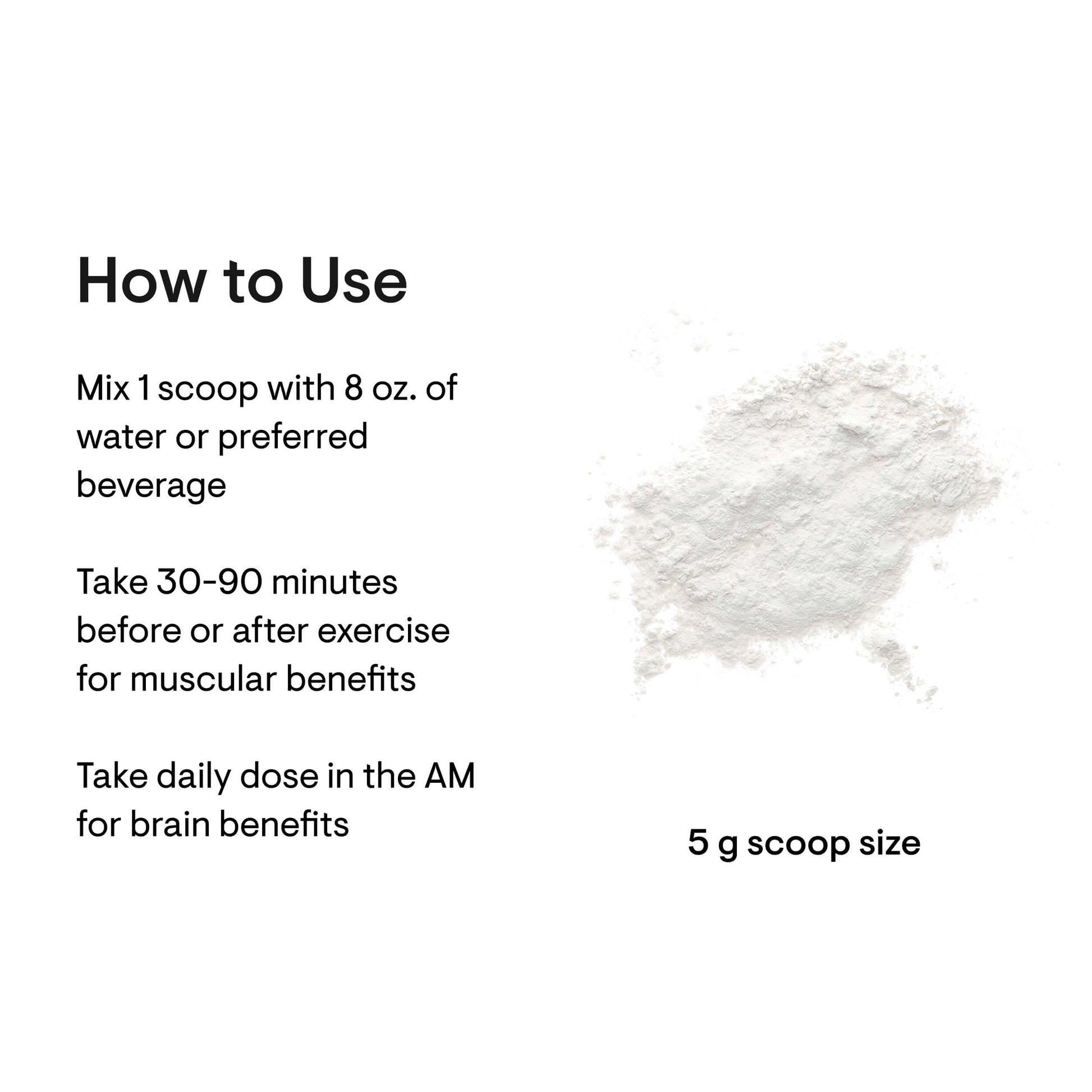 Creatine Monohydrate suggested use