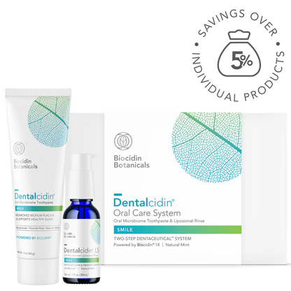 Dentalcidin Oral Care System — Toothpaste + Rinse