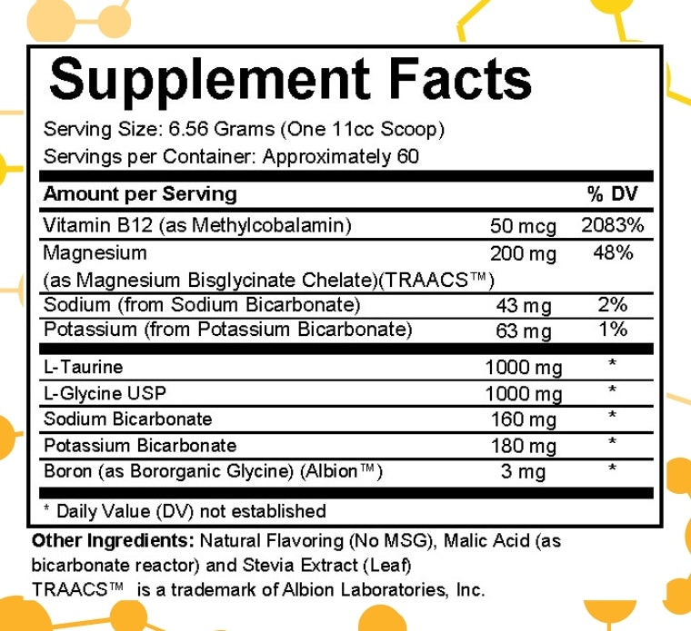 HydraElectrolyte Complex supplement facts