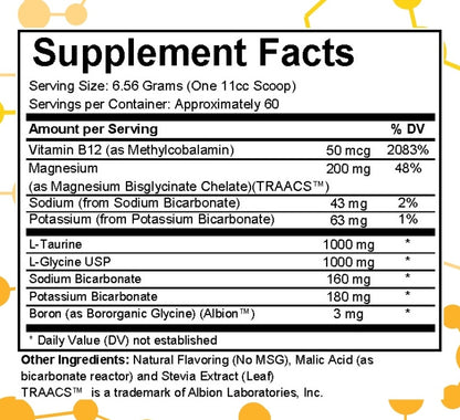HydraElectrolyte Complex supplement facts