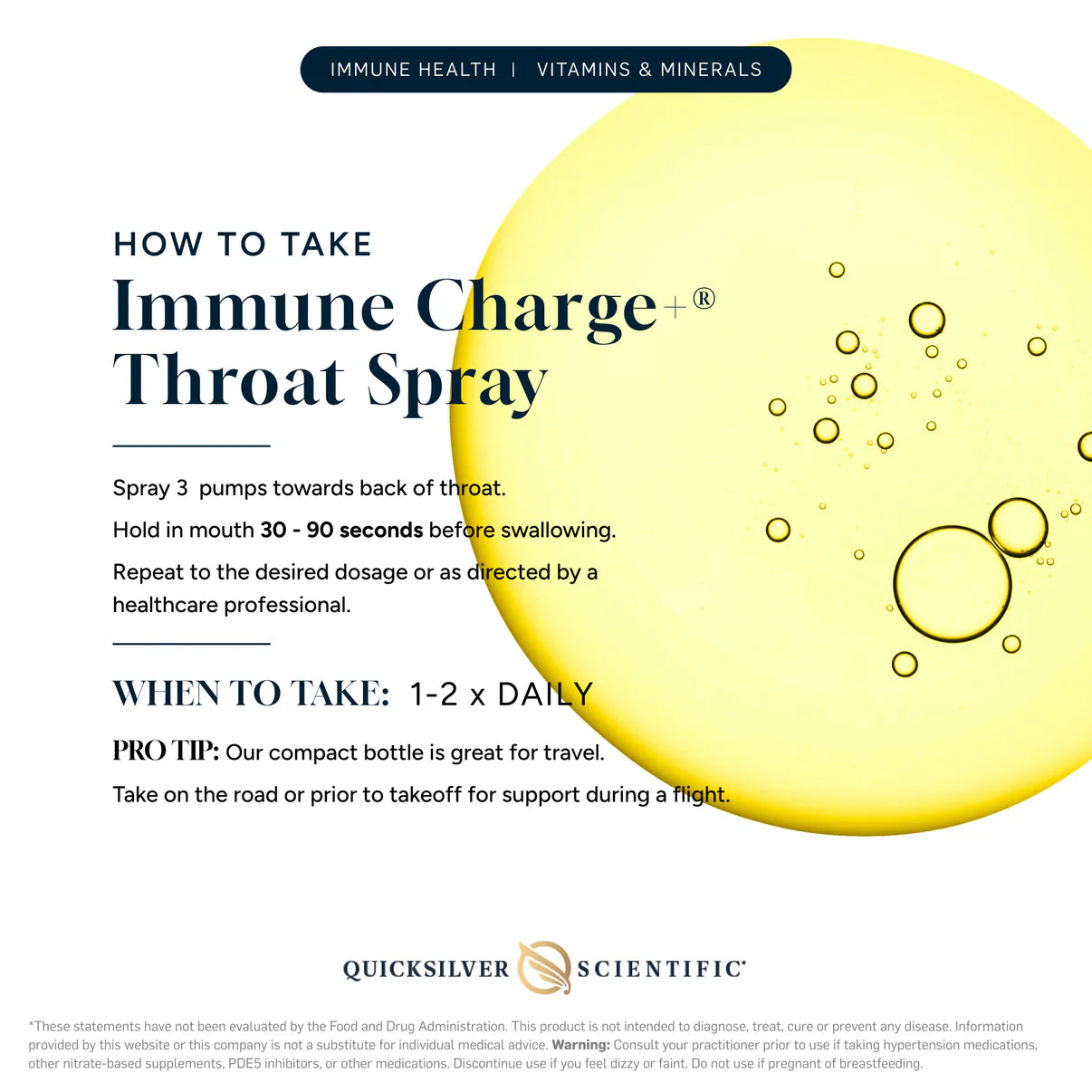 Immune Charge+ suggested use