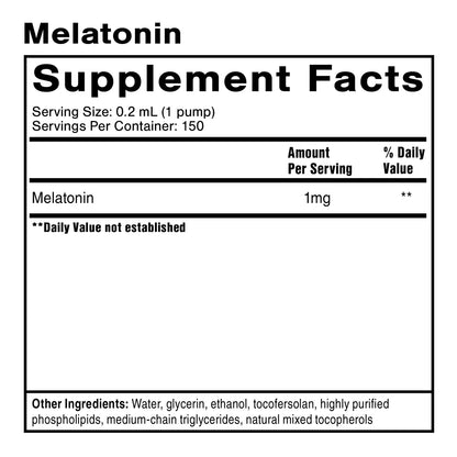 Melatonin supplement facts