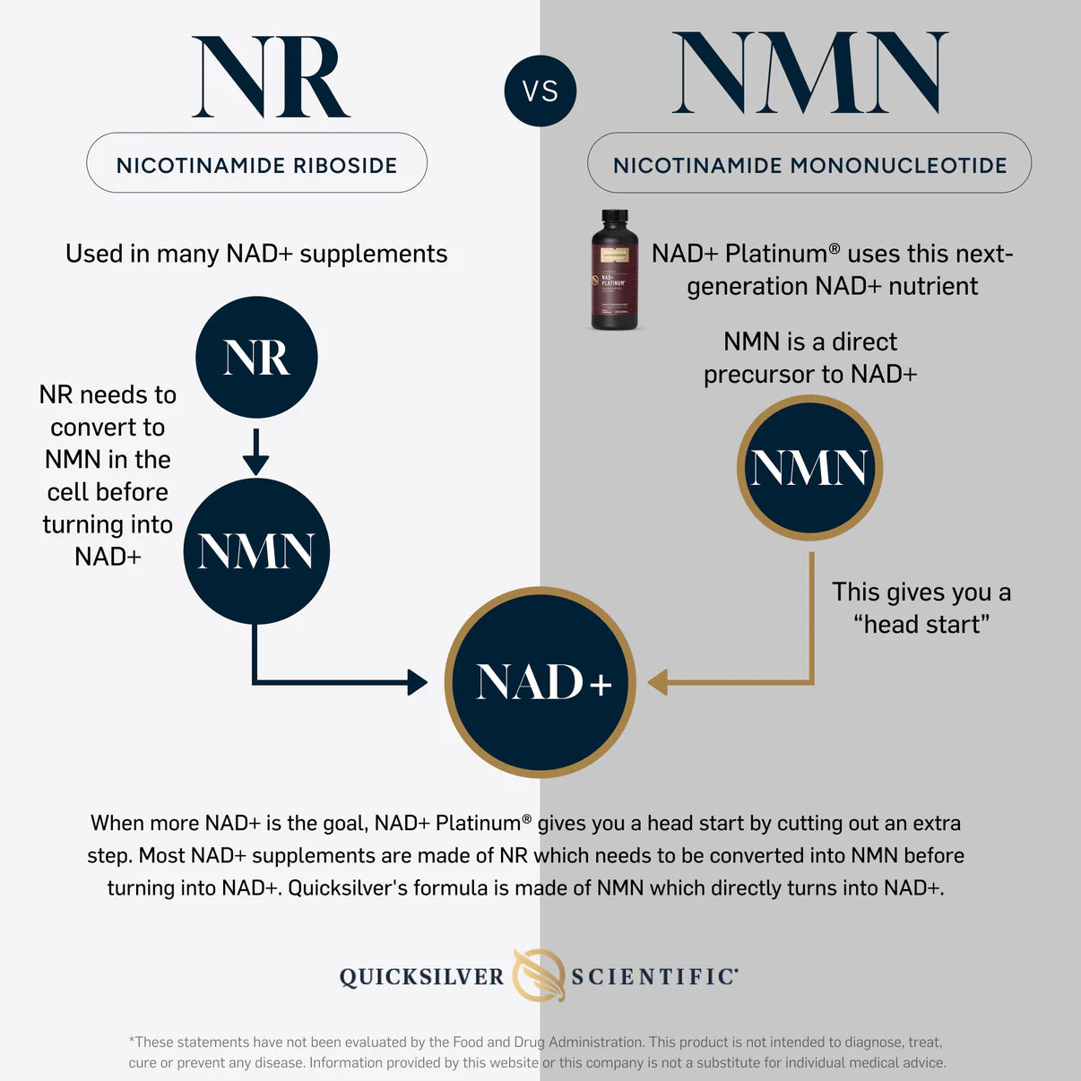 NAD+ Platinum comparison