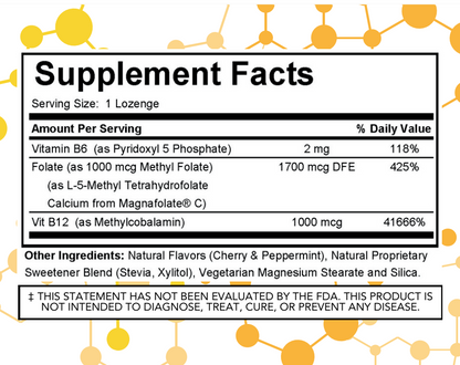 Supplement facts label with vitamin and mineral content on a white background