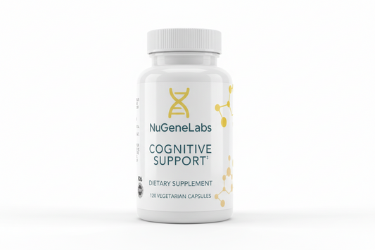 NuGeneLabs Cognitive Support dietary supplement label with supplement facts.
