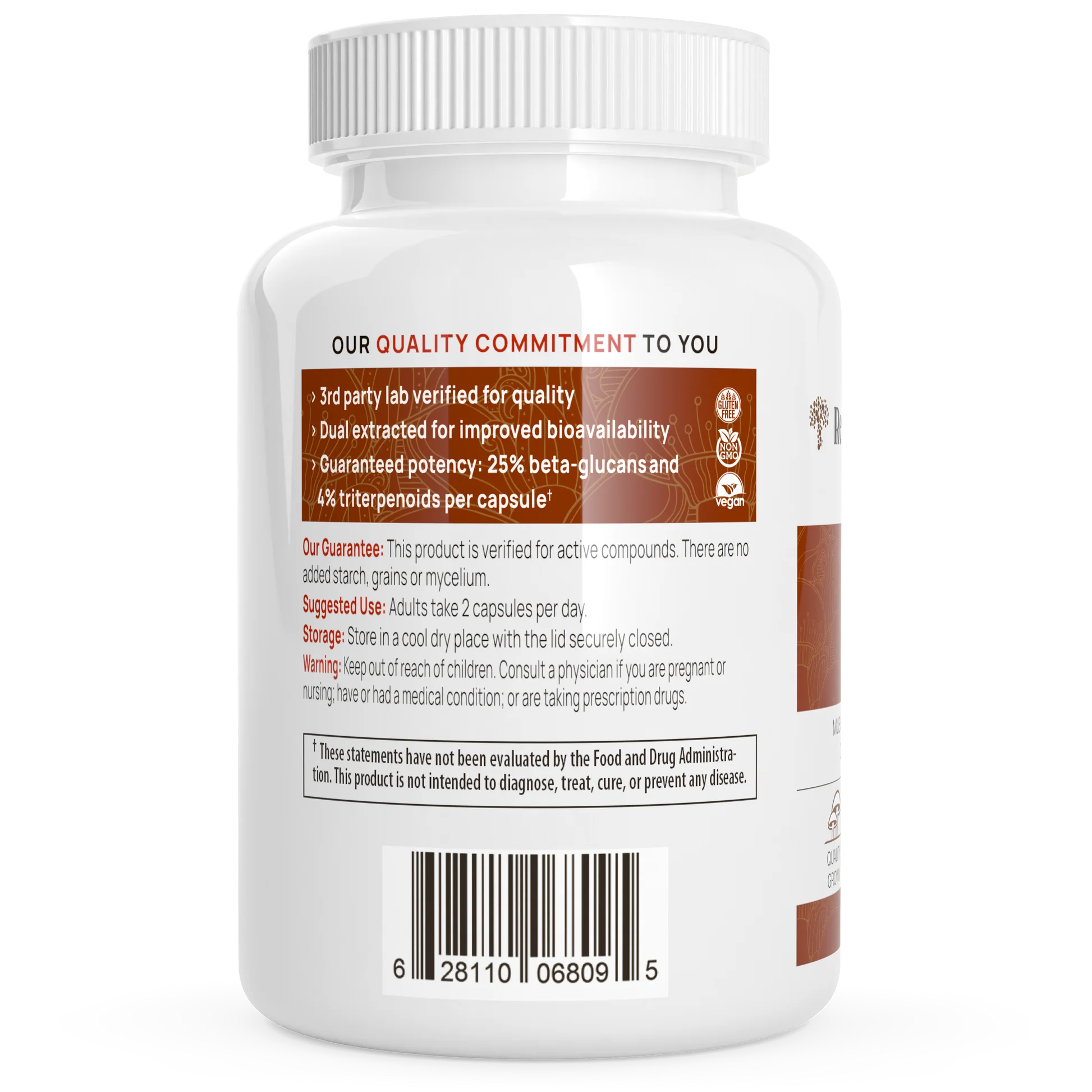 Organic Reishi Extract Capsules suggested use