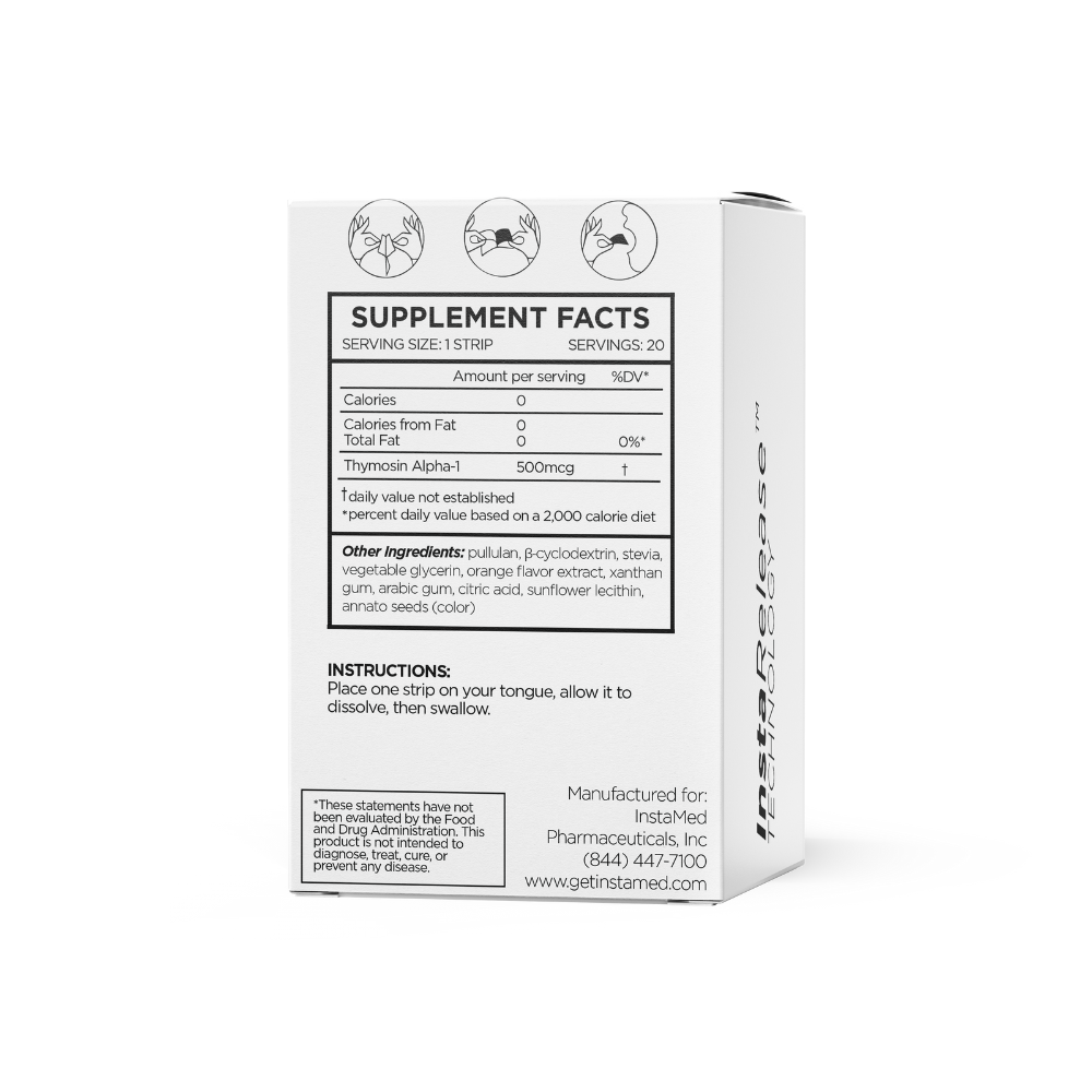 Thymosin Alpha-1 Peptide Strips Supplement Facts