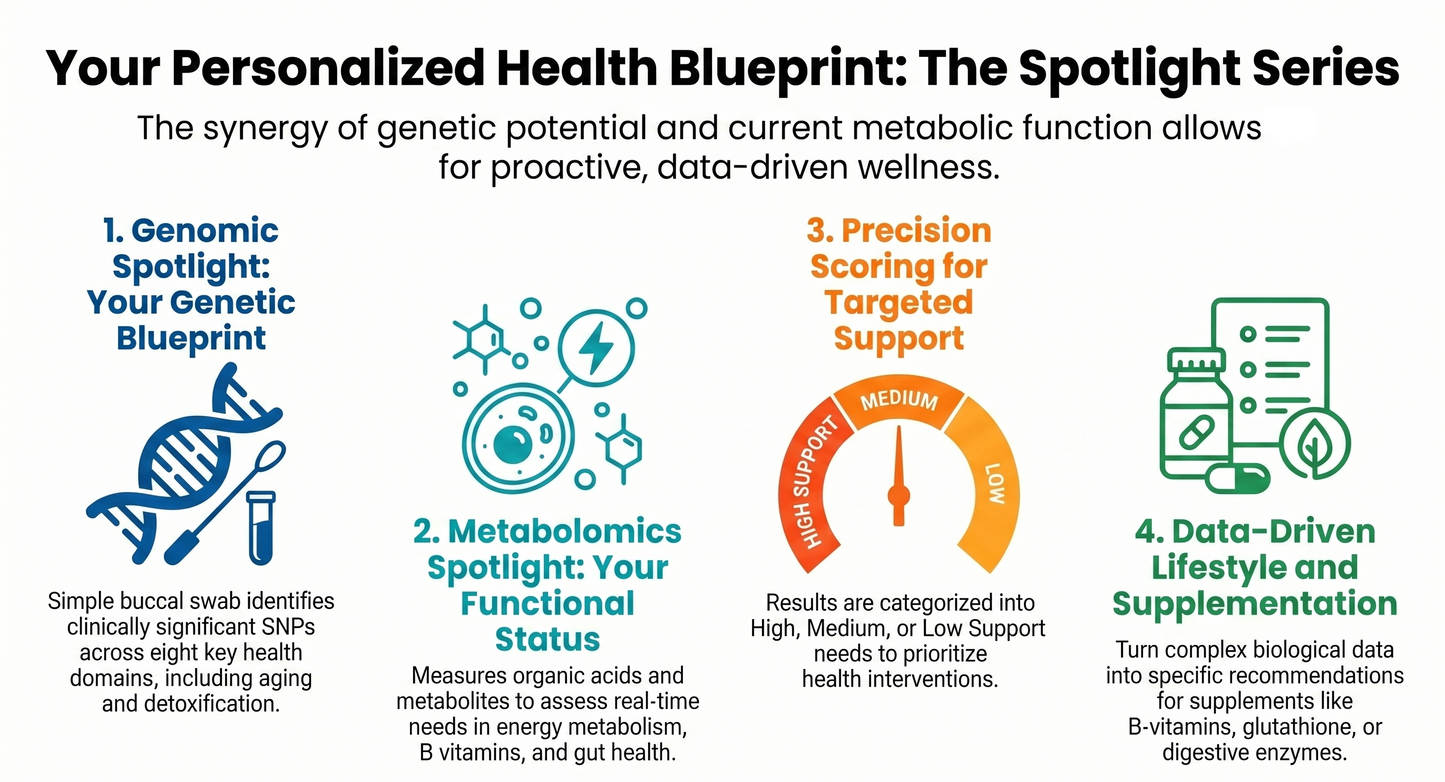 Personalized Health Blueprint - health testing, data-driven supplements recommendations