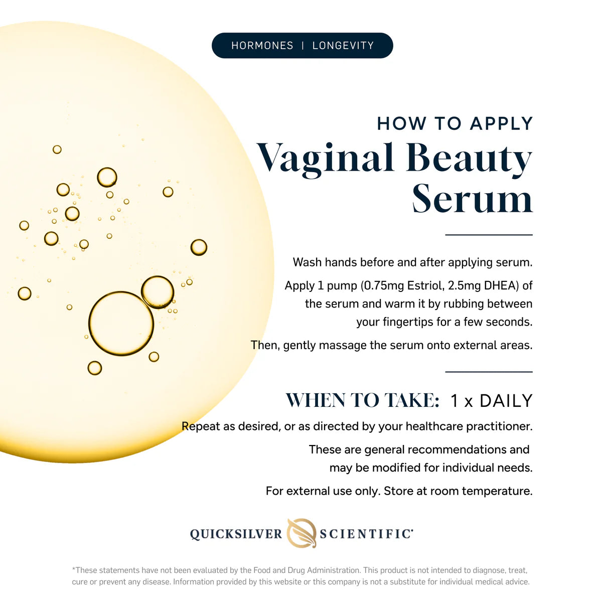 Vignal Beauty Serum Suggested Use